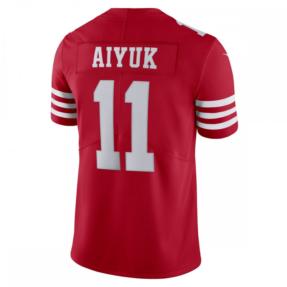Brandon Aiyuk San Francisco 49ers Nike Vapor Limited Jersey - Scarlet-GridironStore